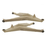 Can-Am Maverick X3 Lower Boxed Control Arms are laser cut from 4130 chromoly then CNC broke for quality and accuracy. Comes complete with 25% larger bushings installed to decrease wear and increase bushing life. Made with TIVAR® a high quality UHMW-PE material and is resistant to most all chemicals and conditions.