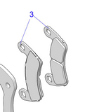 POLARIS OEM BRAKE PAD 2208161