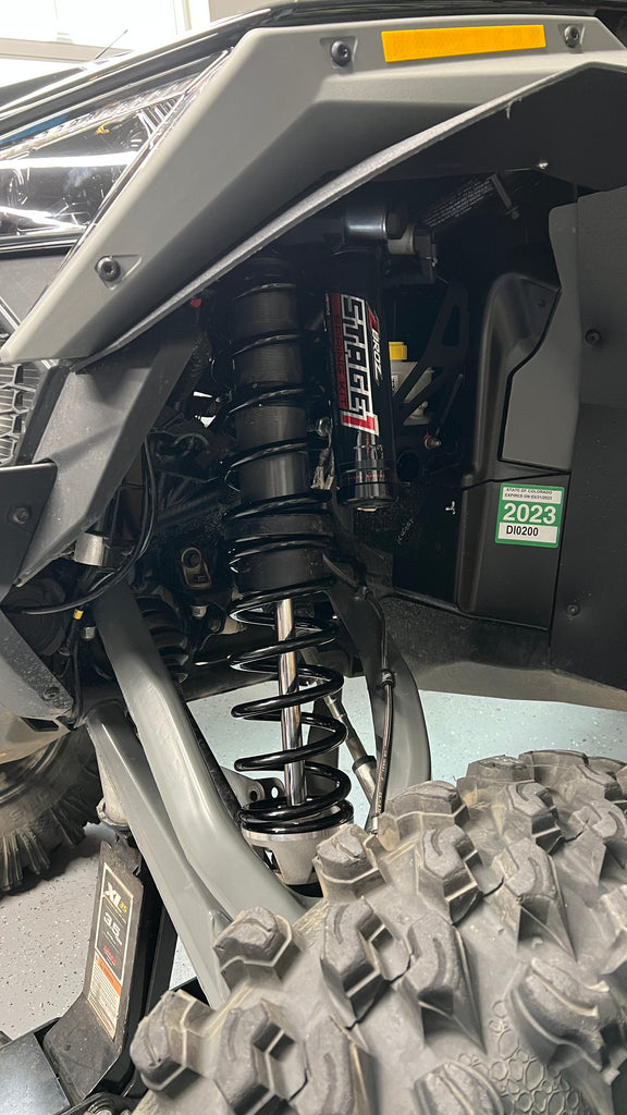 Zbroz Stage 1 Dual Rate spring kit first impressions on our RZR Turbo R Ultimate Dynamix