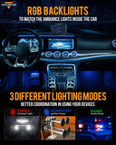 RGB Series 12 Gang (RB120) RGB Switch Panel, Toggle/ Momentary/ Pulsed Mode Supported (Two-Sided Outlet)