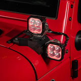 Color Play Series 3 Inch 116W RGB LED Pod Lights Combo Off Road Lights With 8 Backlight Options
