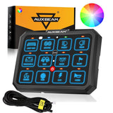 RGB Series 12 Gang (RB120) RGB Switch Panel, Toggle/ Momentary/ Pulsed Mode Supported (Two-Sided Outlet)