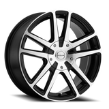 Aluminum Wheels 18x8 Encore 145M Black Machined Face Raceline Wheels