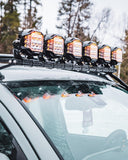 V-max Series 6Pcs Side Shooter Pod Lights with Power Harness