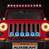 Color Play Series 3 Inch 116W RGB LED Pod Lights Flood Off Road Lights With 8 Backlight Options