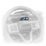 Steering Wheel Single Push-To-Talk Plate for Polaris RZR 2020+