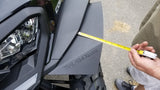Trail Armor Can Am Commander XT, Commander XT-P and Commander DPS, Commander Max DPS, Commander Max XT, Commander Max XT-P Mud Flap Fender Extensions 2021-2025