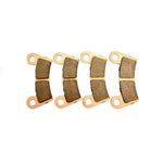 Polaris OEM Dual Bore Brake Pad Kit, Part 2203318, Set of Four Brake Pads Replacement for #: 1911197