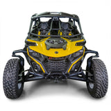 Intrusion bar kit with textured black finish, designed to match OEM cage aesthetics