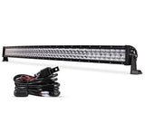 22 Inch-52 Inch 5D Series Straight/Curved Combo Beam Double Row LED Light Bar for Ford Bronco