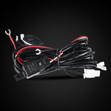 4 inch Classic-SM Series Dual Row LED Pod Lights Flood Beam & 2.5 Inch Bull Bar Roll Cage Clamps Mounting Brackets Combo for Jeep Off-Road SUV ATV UTV Trucks