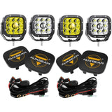 (2pcs/4pcs set) 5 Inch 110W White/Amber Spot Light LED Driving Lights for Toyota Tacoma