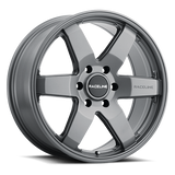 Aluminum Wheels 22x9.5 Addict 942GS Greystone Gray Raceline Wheels
