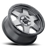 Aluminum Wheels 18x8 Boost 946G Satin Gunmetal Gray Raceline Wheels