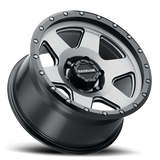 Aluminum Wheels 18x8 Boost 946G Satin Gunmetal Gray Raceline Wheels