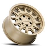 Aluminum Wheels 17x8.5 Aero HD 952BZ Satin Bronze Gold Raceline Wheels