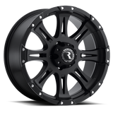 Aluminum Wheels 17x9 Raptor 981 Matte Black Raceline Wheels