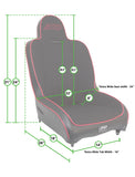 Premier High Back Suspension Seats Kit for 03-06 Jeep Wrangler TJ Pair PRP Seats