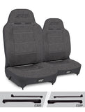 Enduro High Back Reclining Suspension Seats Kit for Jeep Wrangler CJ7/YJ Pair PRP Seats