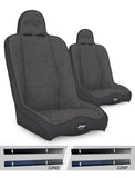 Daily Driver High Back Suspension Seats Kit for 03-06 Jeep Wrangler TJ Pair PRP Seats