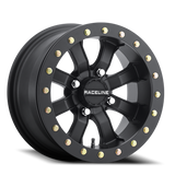 Aluminum Wheels 15x7 Black Mamba Beadlock UTV A71B Satin Black Raceline Wheels