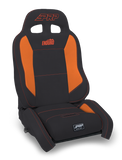 EnduroCrawl Reclining Suspension Seat Black Vinyl Driver PRP Seats