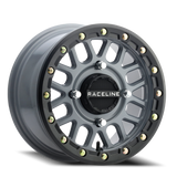 Aluminum Wheels 15x6 Podium Beadlock UTV A93SG Stealth Grey Raceline Wheels
