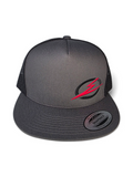 Classics 2-Tone Trucker Hat Charcoal/Black, Black/Red Elektric Logo