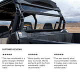 Can-Am Commander Tinted Rear Windshield