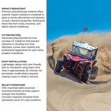 Honda Talon Polycarbonate Full Front Windshield