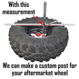 Polaris RZR XP Turbo S Dual Clamp Spare Tire Mount