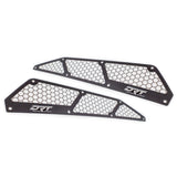 Air Intake Vent Cover Set for Kawasaki Teryx KRX/4 1000, (Black/Raw)