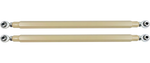 We utilize ONLY industry leading FK Brand Spherical bearings equipped with a cloth PTFE liner for durability on the high clearance lower rods and use FK brand JMX heims on the upper rods. There is no better joint to use on the planet.  The Heims are spaced for your machine’s width so its bolt and go with little to no adjusting!  Our rods are fully covered by a no hassle no BS warranty. If you damage a rod, we guarantee to replace it no questions asked, at all. 