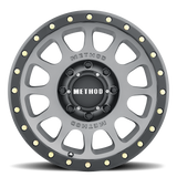 Aluminum Wheels 17x8.5 NV MR305 Titanium TT Matte Black Lip Method