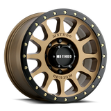 Aluminum Wheels 17x8.5 NV MR305 Method Bronze BRZ Black Street Loc Method