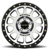 Aluminum Wheels 18x9 NV MR305 Black BM Machined Face-Black Street Loc Method