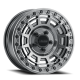 Aluminum Wheels 15x10 MR415 Beadlock UTV Graphite GY Gloss Graphite Ring Method