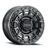Aluminum Wheels 15x10 MR415 Beadlock UTV Matte Black MB Gloss Black Ring Method