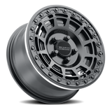 Aluminum Wheels 15x7 MR415 Beadlock UTV Matte Black MB Gloss Black Ring Method