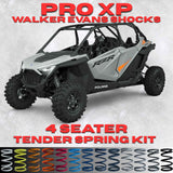 Polaris RZR Pro XP 4 Seater Tender Spring Kit (Walker Evans Shocks)