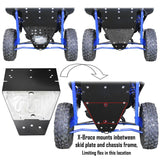 Polaris RZR XP 900 UHMW Skid Plate