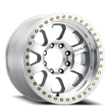 Aluminum Wheels 20x10 Avenger Beadlock RT260M Silver Machined Raceline Wheels