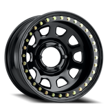 Aluminum Wheels 17x9.5 Black Daytona RT51 Gloss Black Beadlock Raceline Wheels
