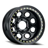 Aluminum Wheels 16x10 Rock 8 RT81 Gloss Black Beadlock Raceline Wheels