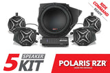 2014-2023 Polaris RZR A-Spec SSV 5-Speaker Plug-&-Play System for Ride Command