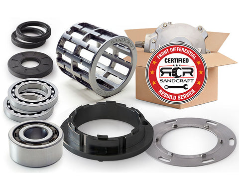 Sandcraft Bombproof Front Differential Re-build Service – 18-21 Turbo ‘S’ / 18-2020 RS1 / 2020-2025 PRO XP / 2022-2024 Turbo R / 2025+ Pro S SKU: BP18190122