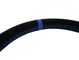 Flat Suede Steering Wheel 13 Inch Diameter PRP Seats