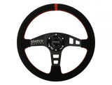 Flat Suede Steering Wheel 13 Inch Diameter PRP Seats