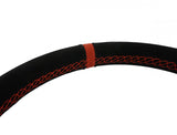 Flat Suede Steering Wheel 13 Inch Diameter PRP Seats