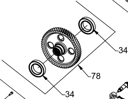 POLARIS OEM Output Subassembly, Part 3235847